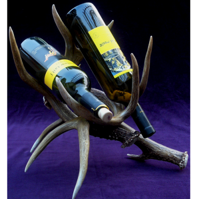 antler wine rack 2 bottle