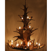 3 Tier Moose Antler Chandelier