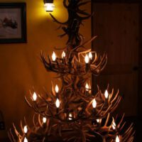 3 Tier Whitetail Antler Chandelier