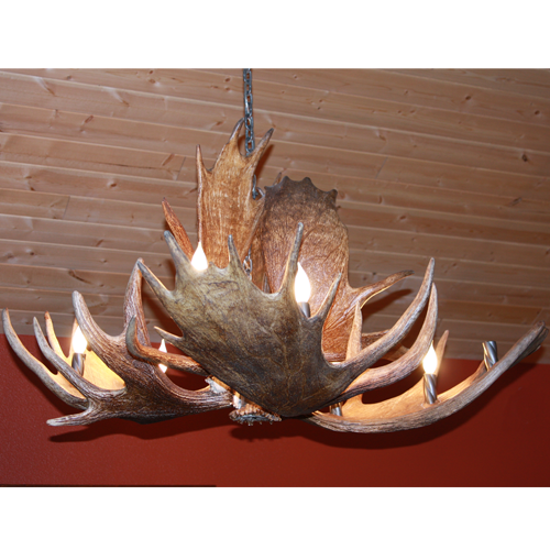 moose antler chandelier McGinnis