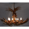 Flair mule deer antler chandelier