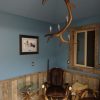 caribou antler pendant light