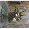 deer antler end table