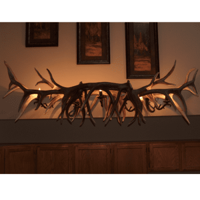 Elk Antler Bar Light