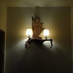 moose antler fallow deer antler sconce