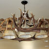 antler dining chandelier