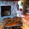 burl top moose antler coffee table