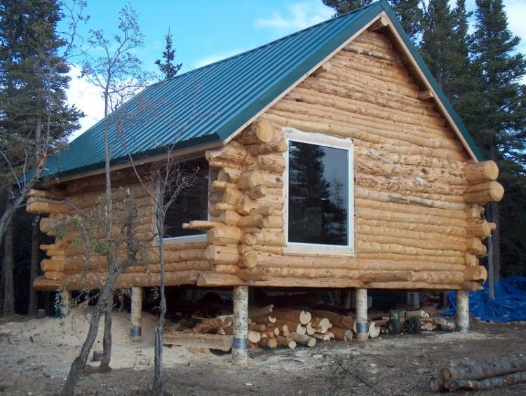 Looking like a log cabin