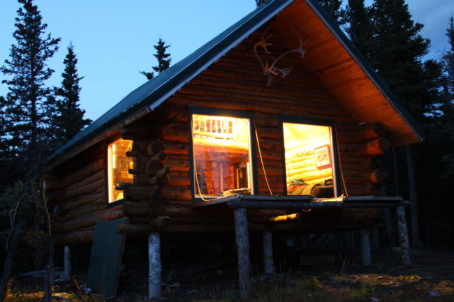 Cozy cabin glow