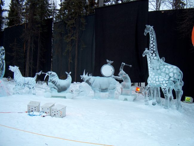 ice carving