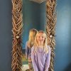 rectangle antler mirror