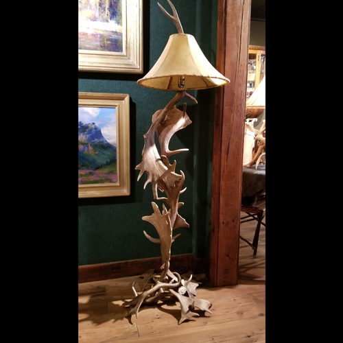 Fallow Deer Antler Lamp Montana, How To Make A Deer Antler Table Lamp